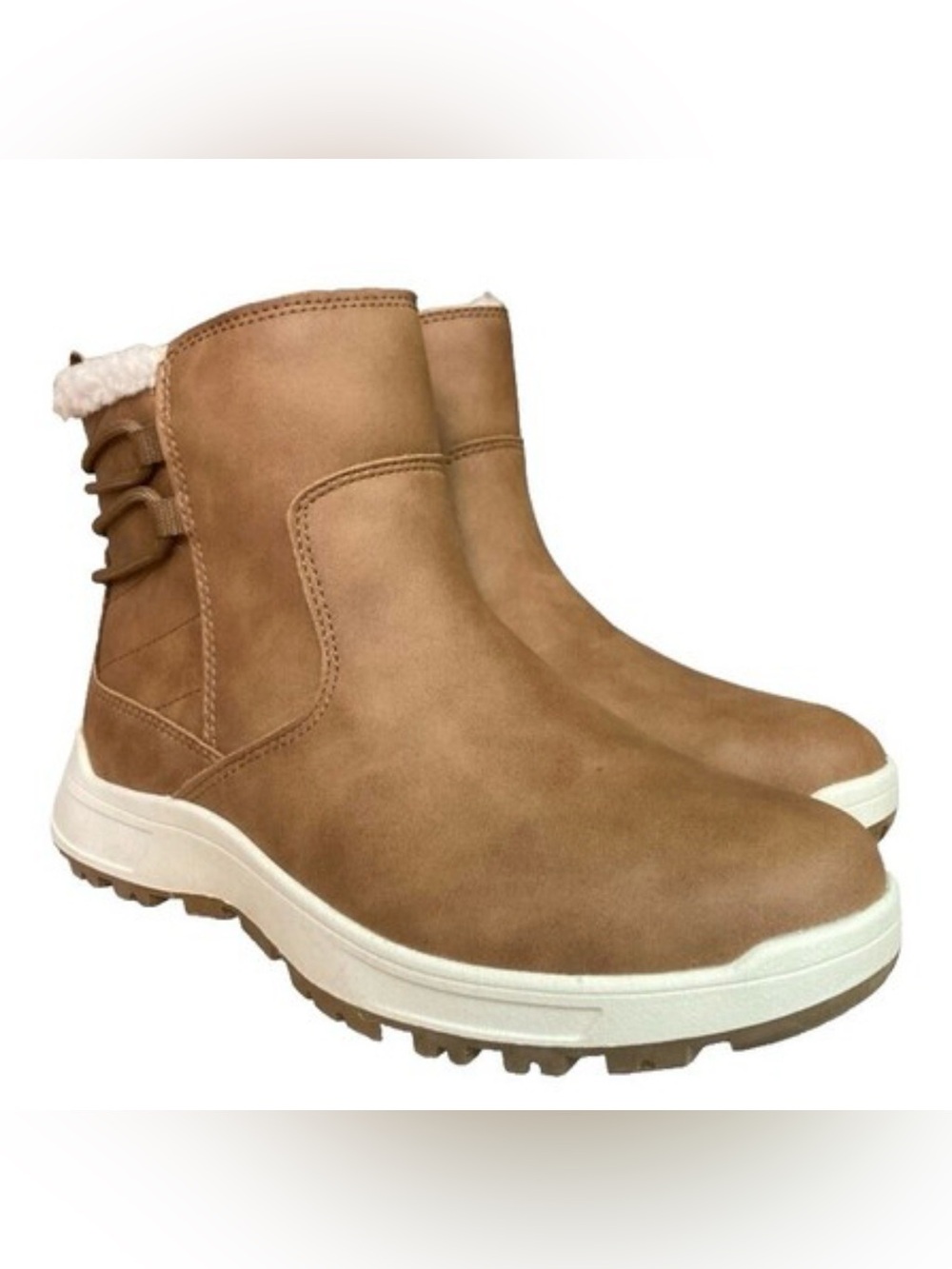 Eddie Bauer Tan Ankle Winter Boots Style SIREN